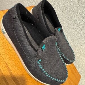 DC Black and Teal Men's Shoes